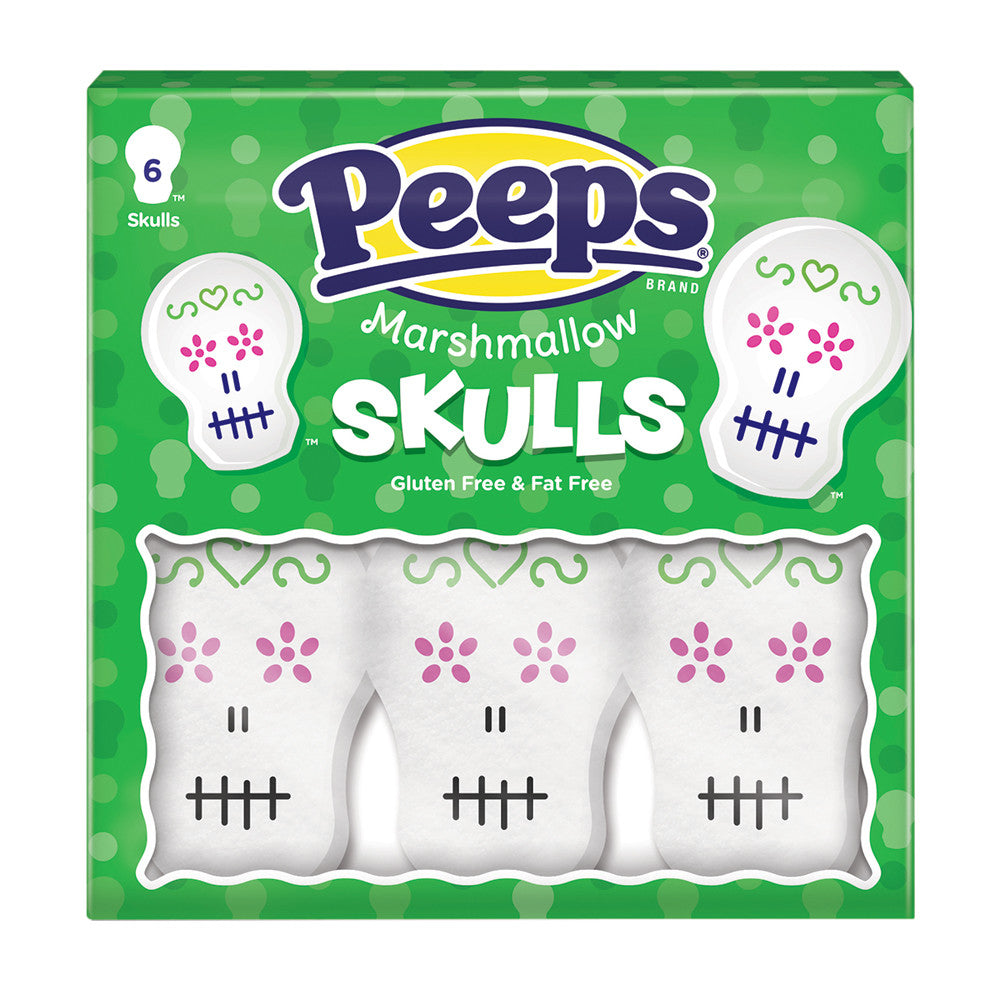 Wholesale Peeps Skulls 3 Oz Box Bulk