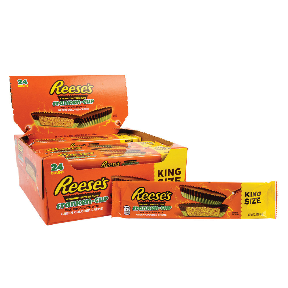 Reese's King Size Peanut Butter Cups - 24ct Display Box