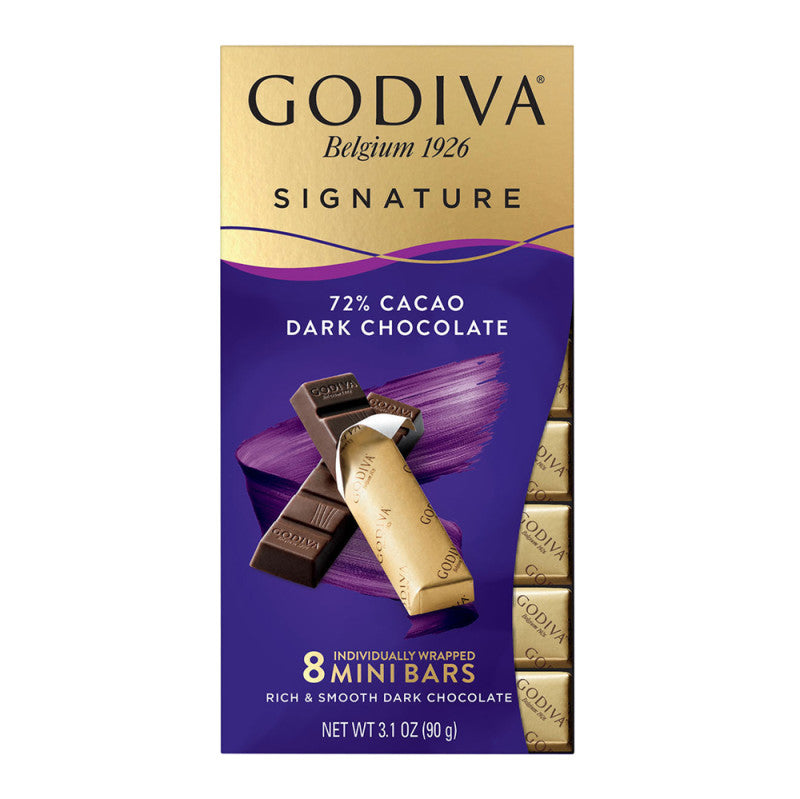 Wholesale Godiva Dark Chocolate 72% 3.1 Oz Mini Bar Bulk