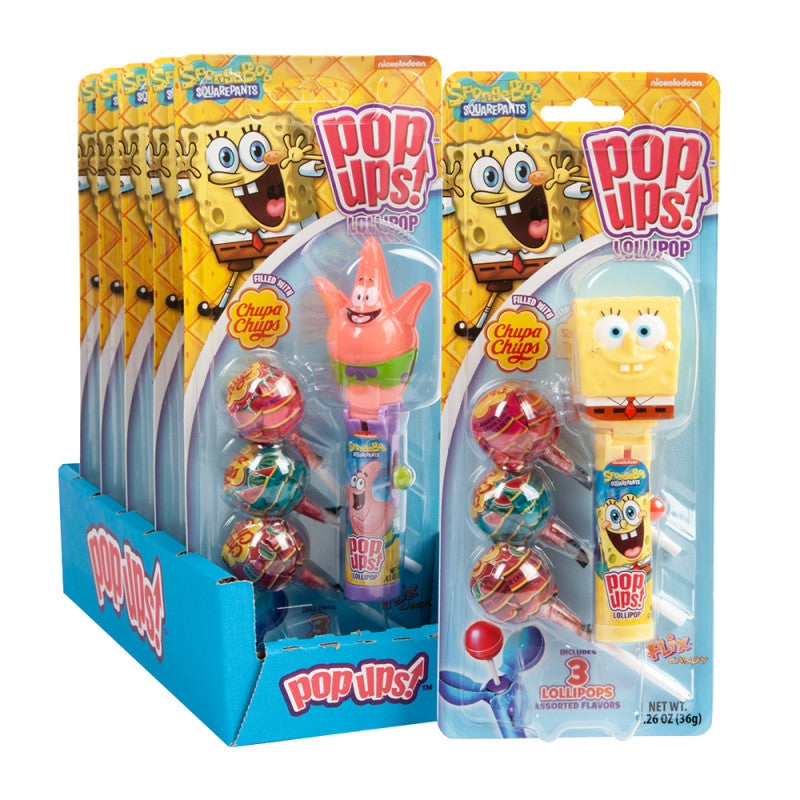 Wholesale Pop Ups Spongebob 1.26 Oz Blister Pack- Bulk