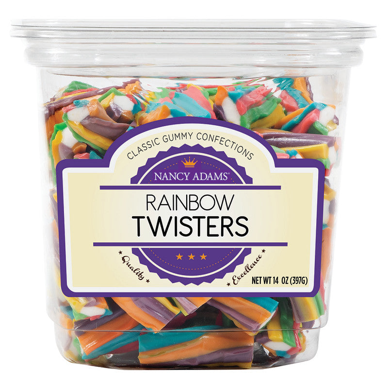 Wholesale Nancy Adams Rainbow Twisters 14 Oz Tub Bulk
