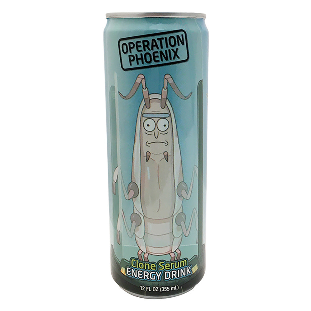 Rick & Morty Operation Phoenix Energy Drink 12 Oz Can *Not For Sale In Canada*