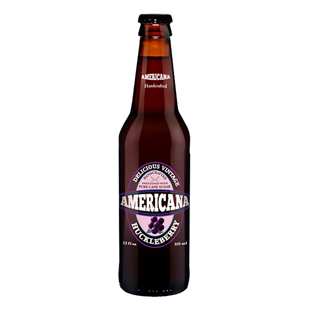 Wholesale Americana Hucklebery Soda 12 Oz Bottle- Bulk