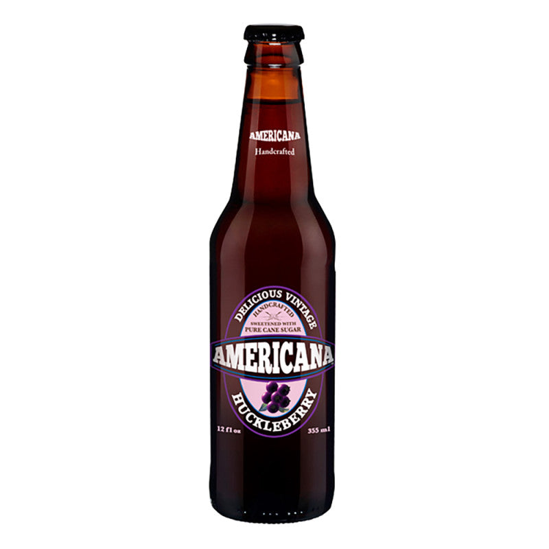 Wholesale Americana Hucklebery Soda 12 Oz Bottle- Bulk