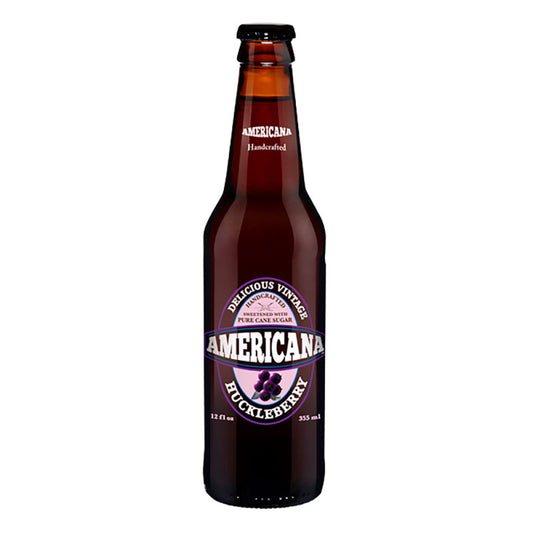 Wholesale Americana Hucklebery Soda 12 Oz Bottle- Bulk