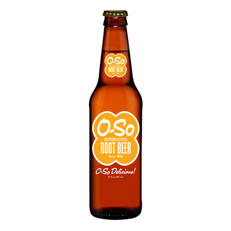 Wholesale O-So Butterscotch Root Beer 12 Oz Bottle Bulk