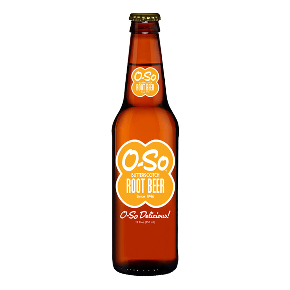 O-So Butterscotch Root Beer 12 Oz Bottle