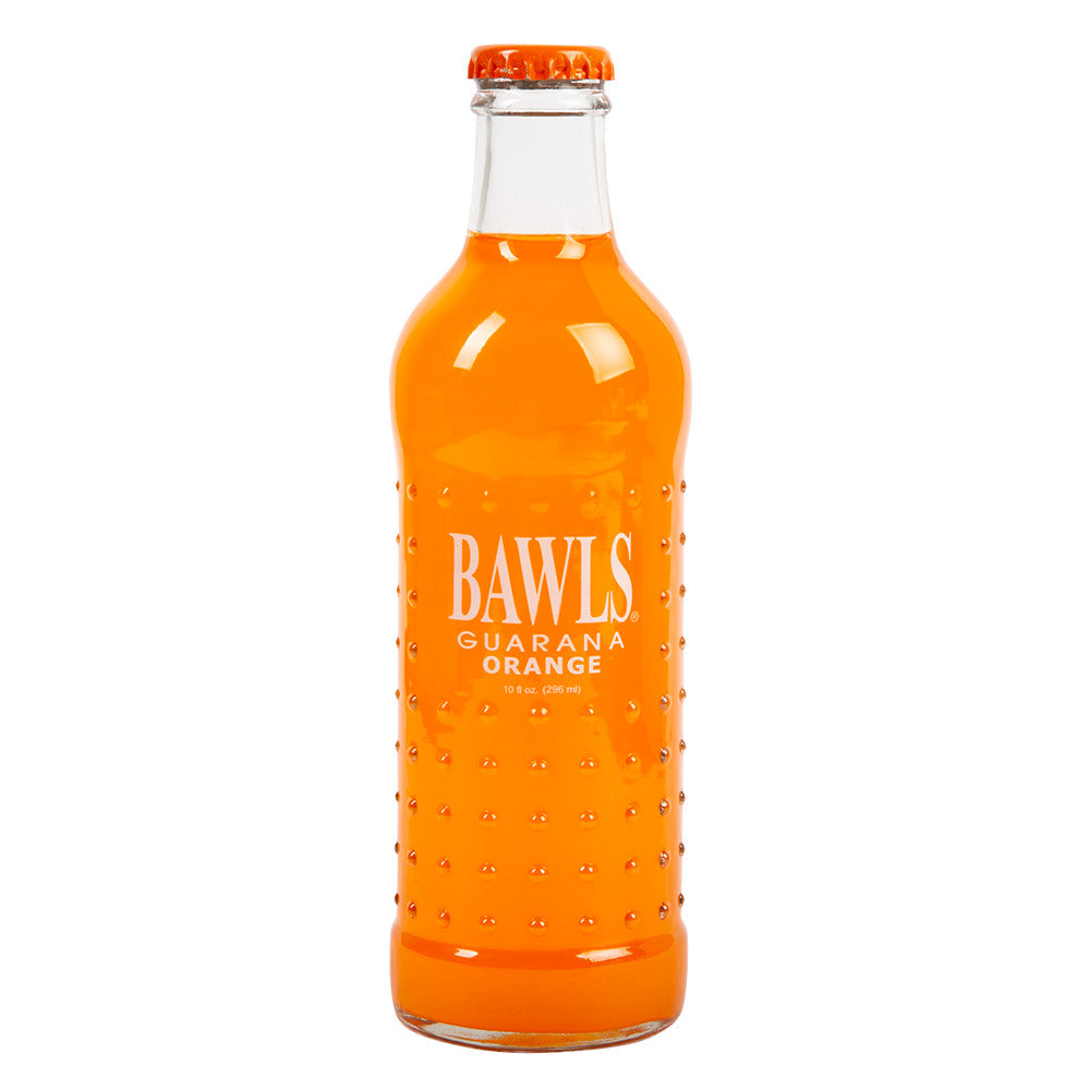 Bawls Guarana Orange Soda 10 Oz Bottle
