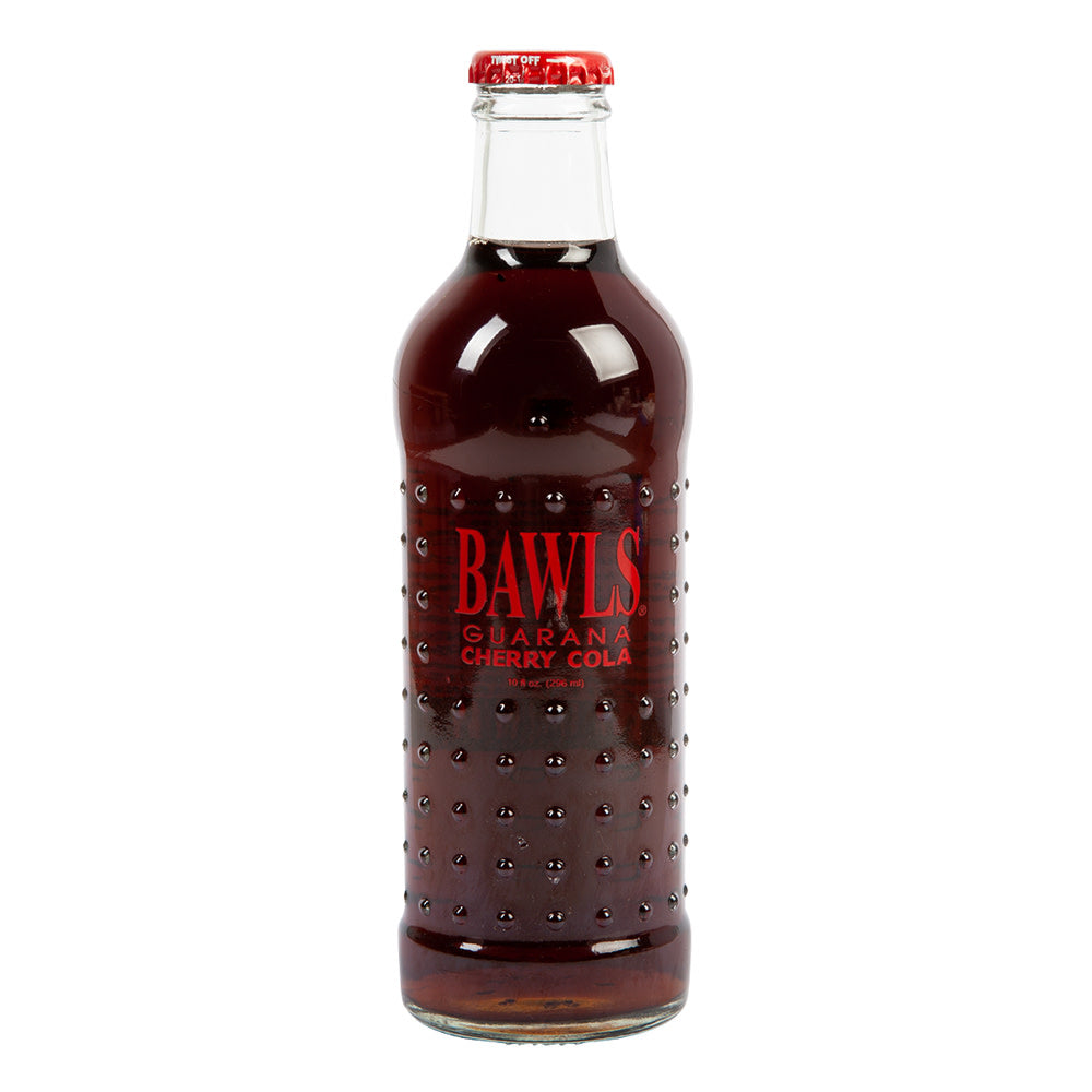 Bawls Guarana Cherry Cola Soda 10 Oz Bottle