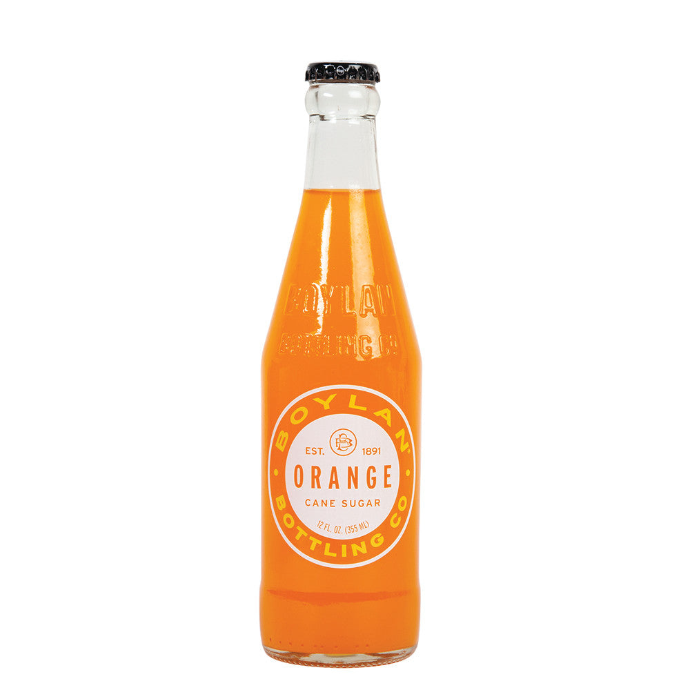 Boylan Orange Soda 12 Oz Bottle 4 Pack