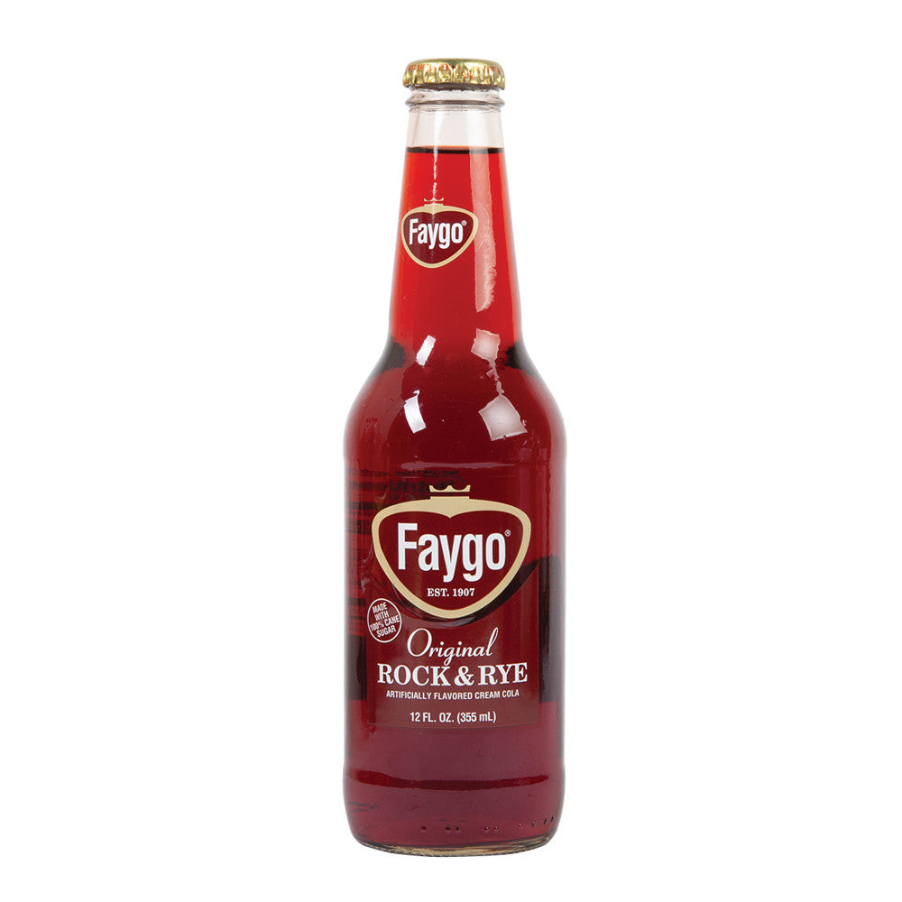 Faygo Rock & Rye Soda 6 Pk 12 Oz Bottle