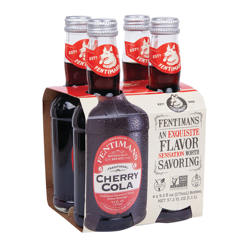 Wholesale Fentimans Cherry Cola 9.3 Oz Bottle 4 Pack Bulk