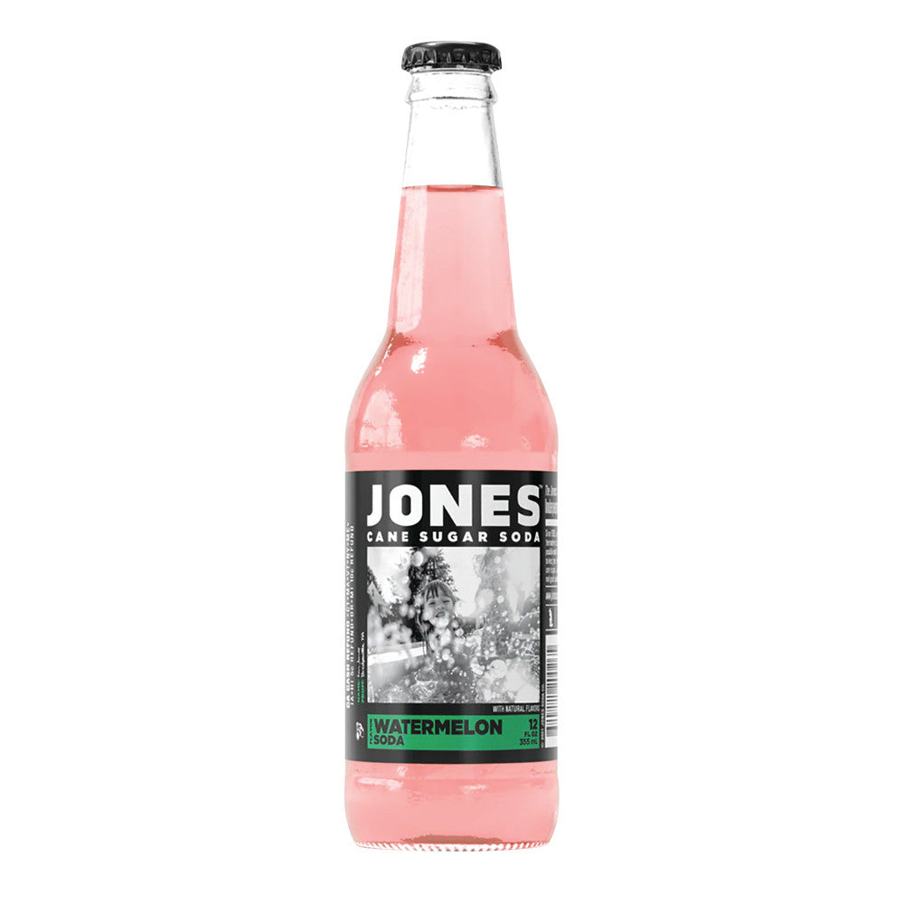 Jones Watermelon Soda 12 Oz Bottle