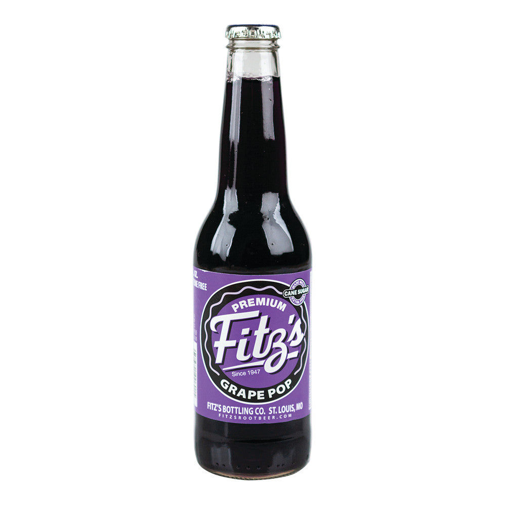 Fitz'S Grape Pop 12 Oz Bottle