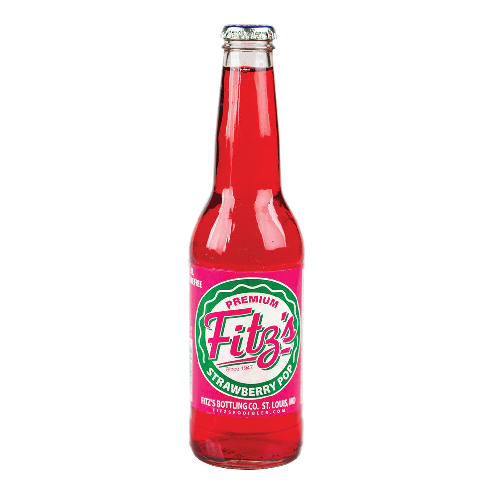Fitz'S Strawberry Pop 12 Oz Bottle