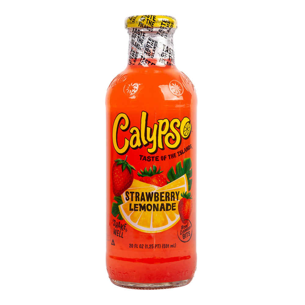 Wholesale Calypso Strawberry Lemonade 16 Oz Bottle- Bulk