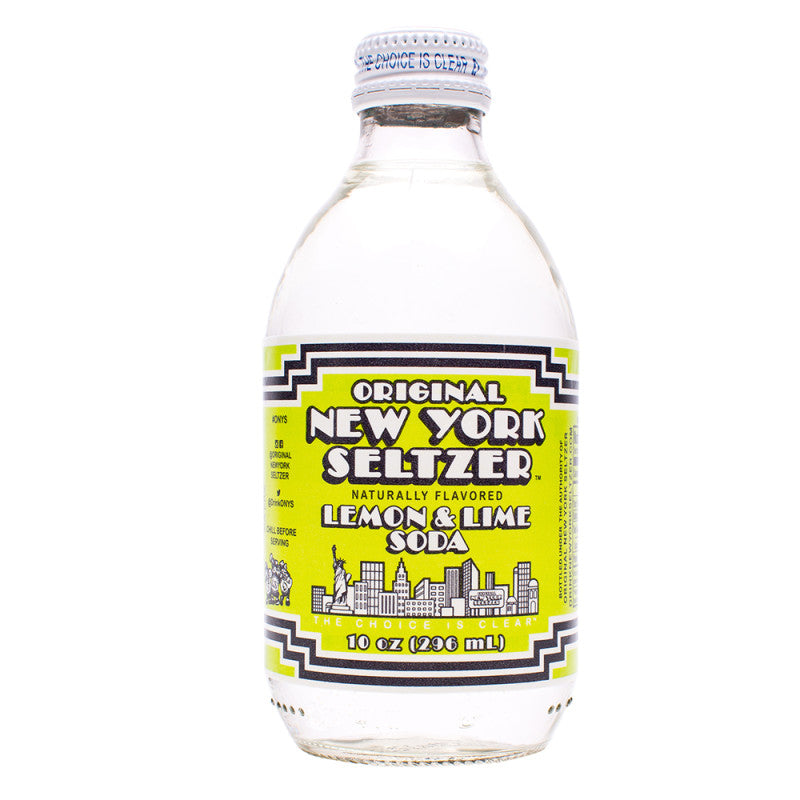 Wholesale Original New York Seltzer Soda Lemon Lime Soda 10 Oz Bottle Bulk