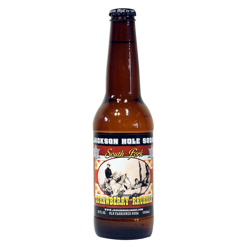 Wholesale Jackson Hole Strawberry Soda 12 Oz Bottle- Bulk