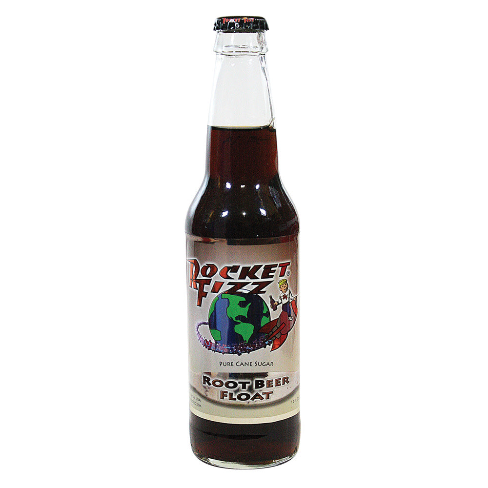 Rocket Fizz Root Beer Float 12 Oz Bottle