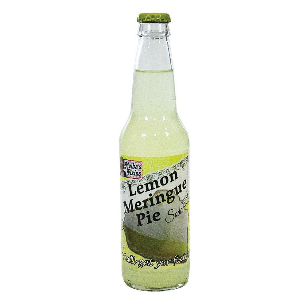Melba'S Fixins Lemon Meringue Soda 12 Oz Bottle