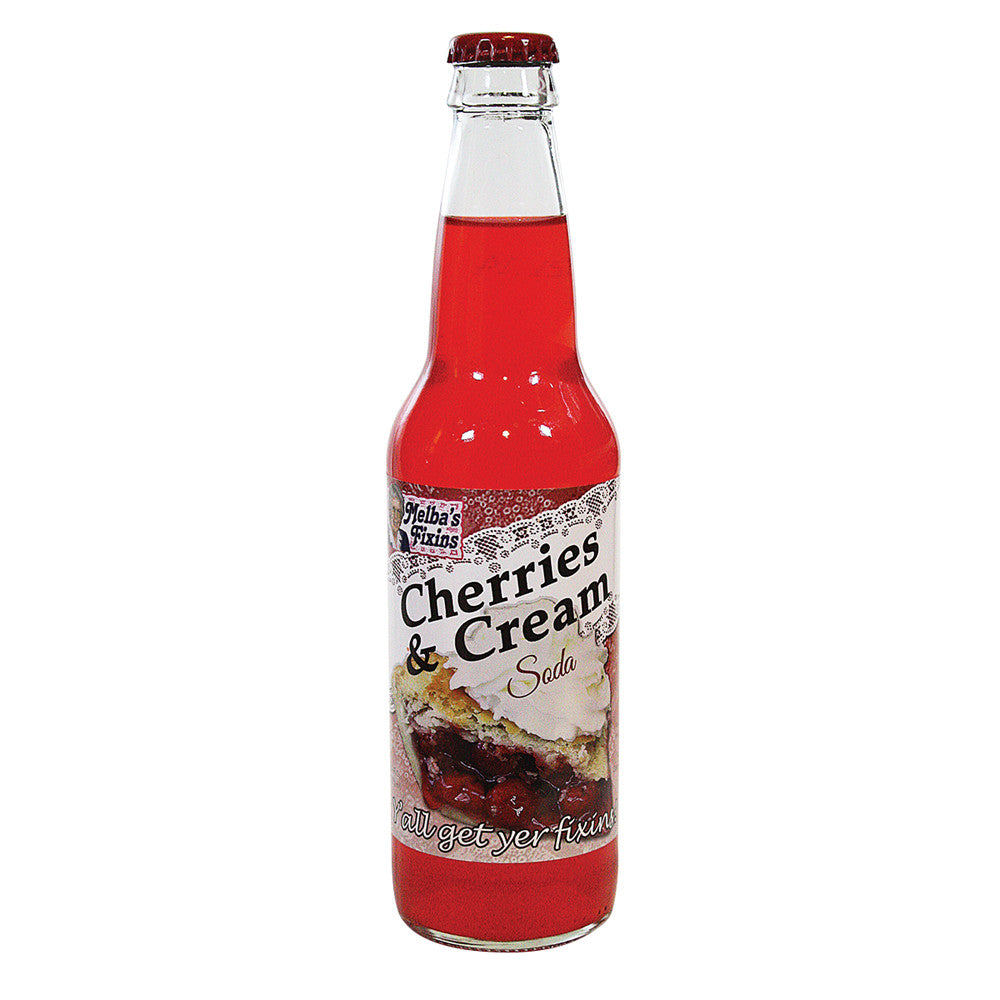 Melba'S Fixins Cherries & Cream Soda 12 Oz Bottle