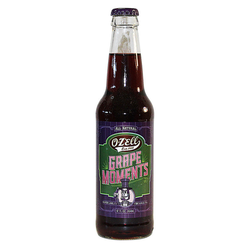 Wholesale O-Zell Grape Moments Soda 12 Oz Bottle Bulk