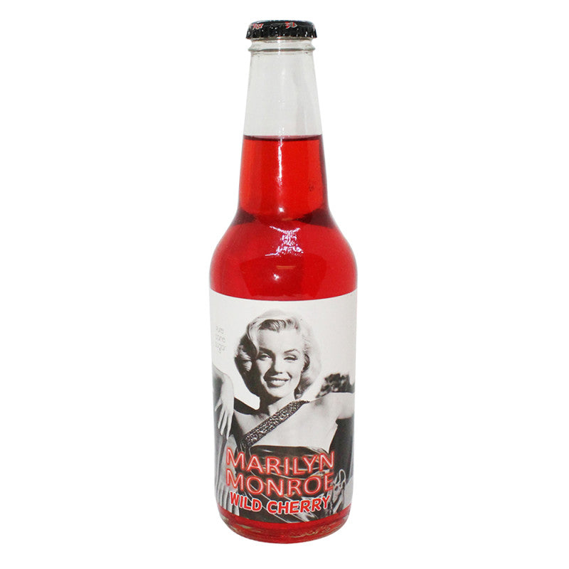 Wholesale Marilyn Monroe Wild Cherry Soda 12 Oz Bottle Bulk