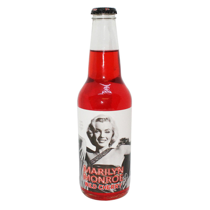 Wholesale Marilyn Monroe Wild Cherry Soda 12 Oz Bottle- Bulk