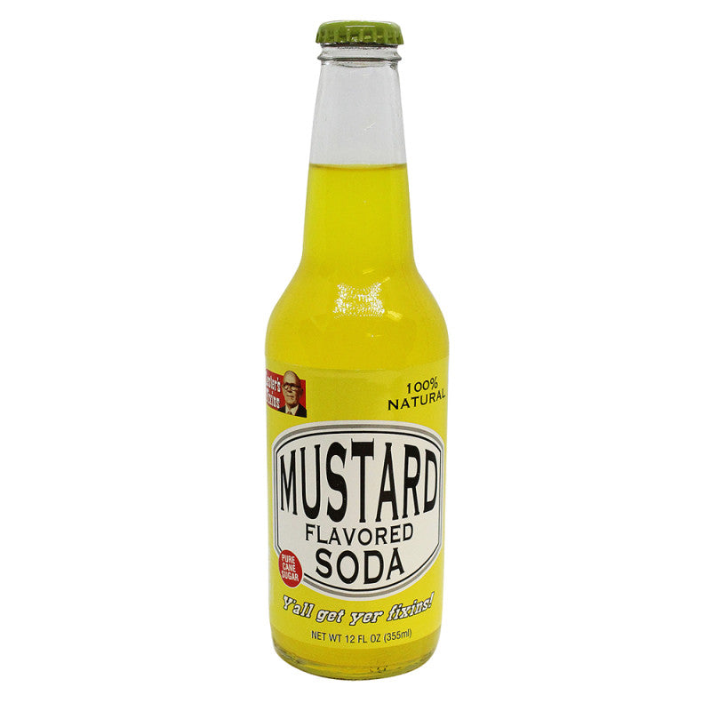 Wholesale Lester'S Fixins Mustard Flavored Soda 12 Oz Bottle - 24ct Case Bulk