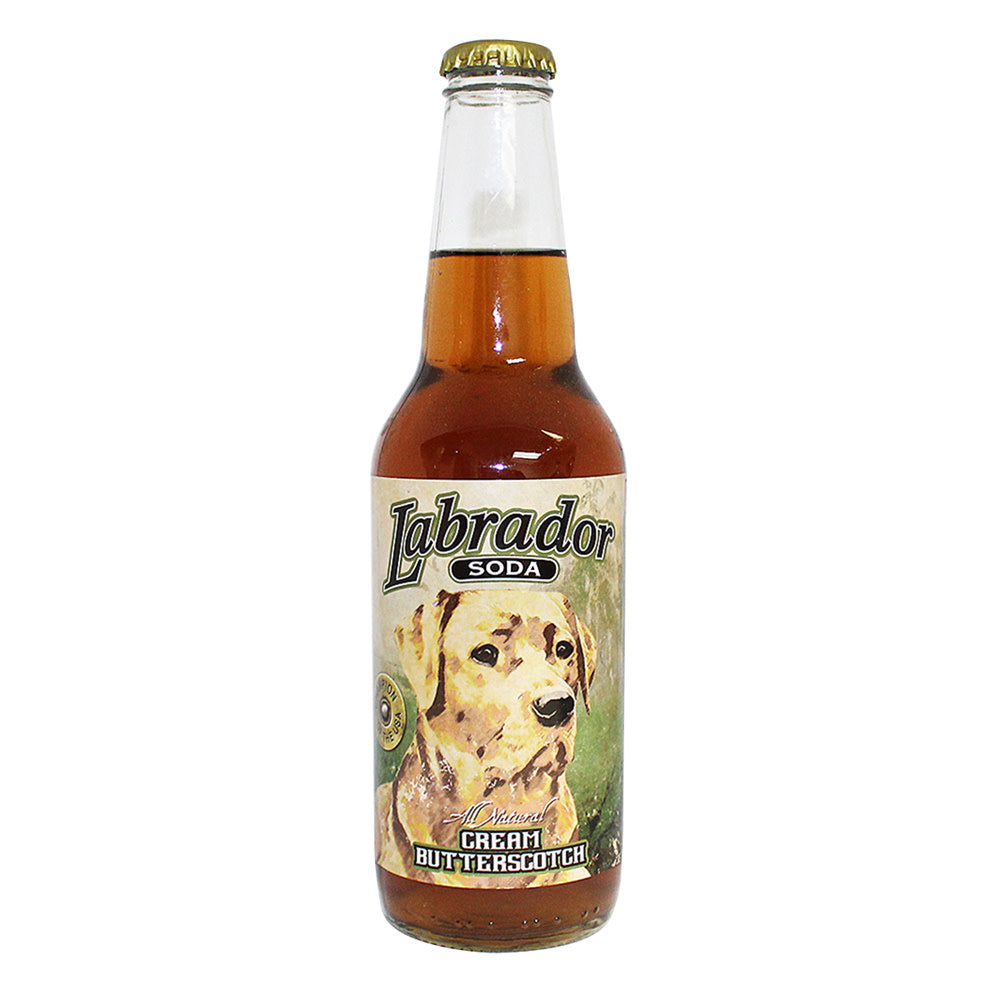 Labrador All Natural Cream Butterscotch Soda 12 Oz Bottle