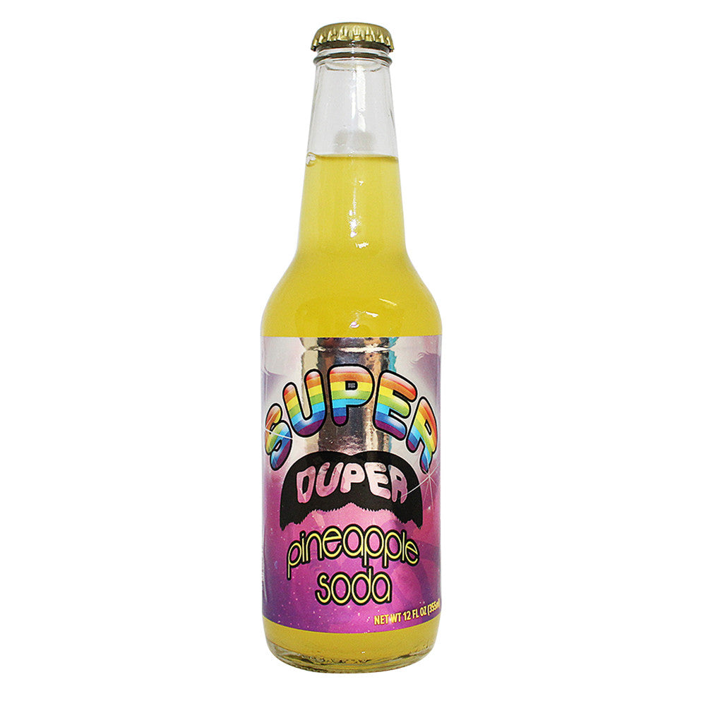 Super Duper Pineapple Soda 12 Oz Bottle