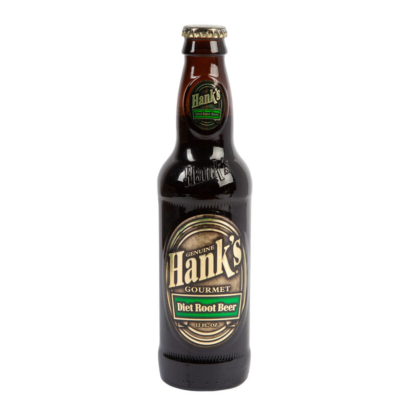 Wholesale Hank's Diet Root Beer Soda 12 Oz Bottle- Bulk