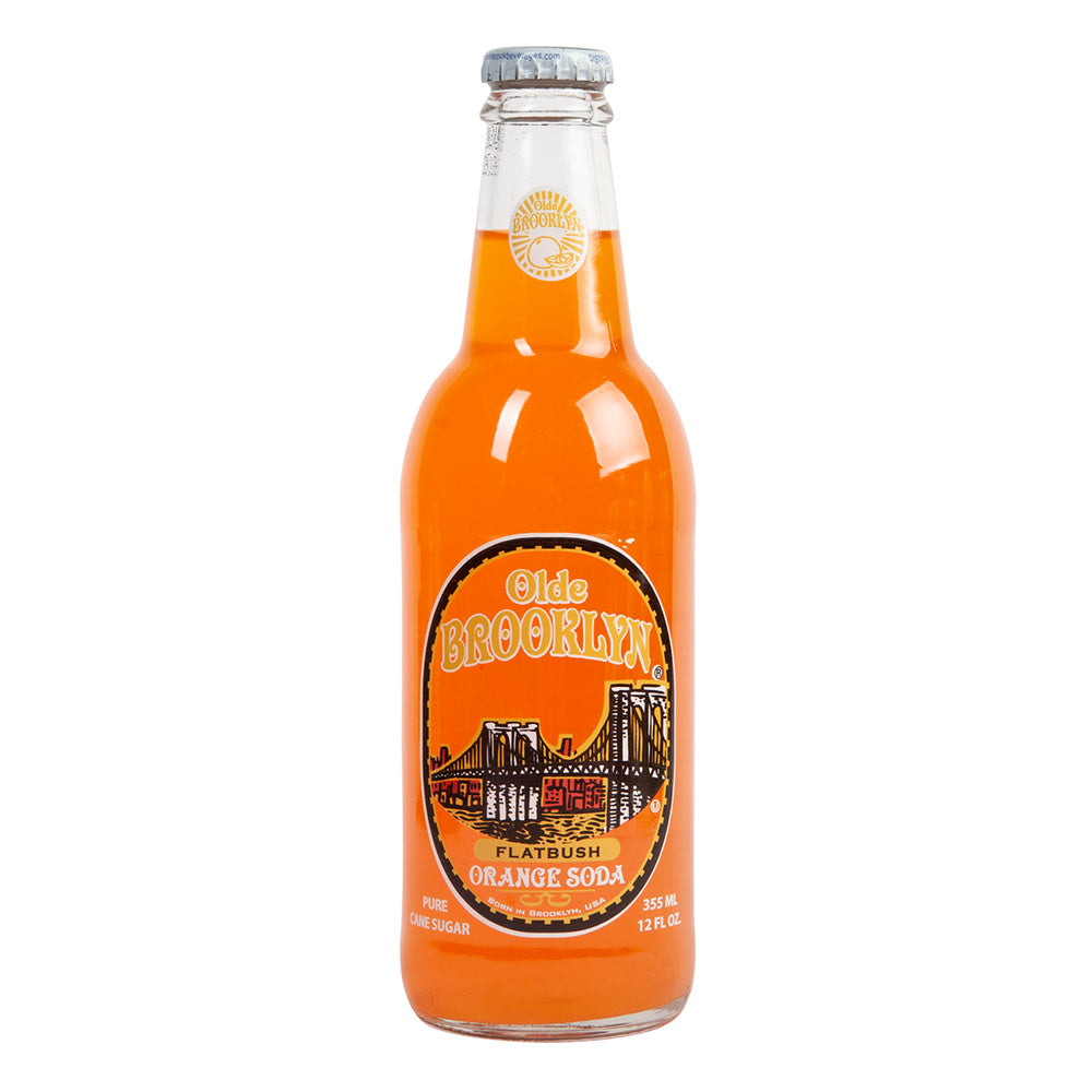 Olde Brooklyn Flatbush Orange Soda 12 Oz Bottle