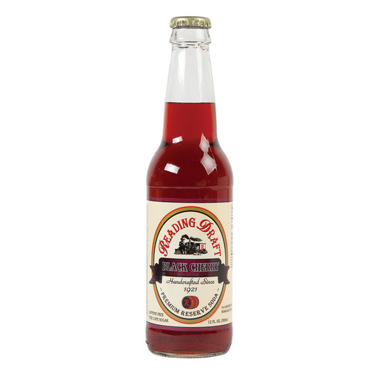Wholesale Reading Draft Black Cherry Soda 12 Oz Bottle- Bulk