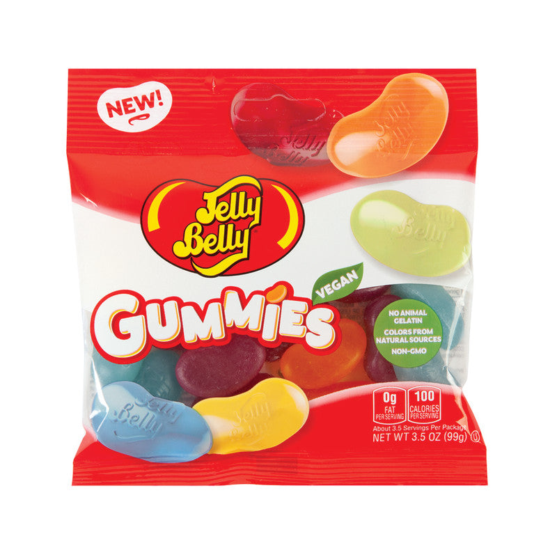 Wholesale Jelly Belly Gummies 3.5 Oz Peg Bag- Bulk