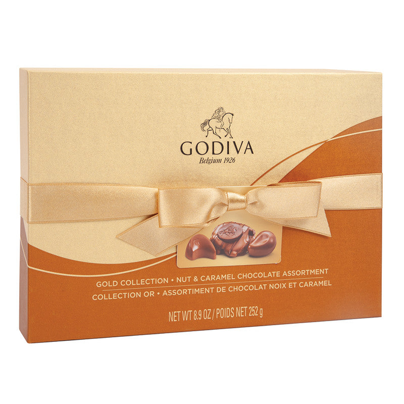 Wholesale Godiva Chocolate Nut & Caramel Assortment 19 Pc Box Bulk