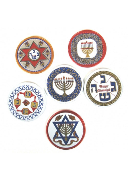 Wholesale Madelaine Chocolate Chanukah Discs - 192 Ct Display Sets- Bulk