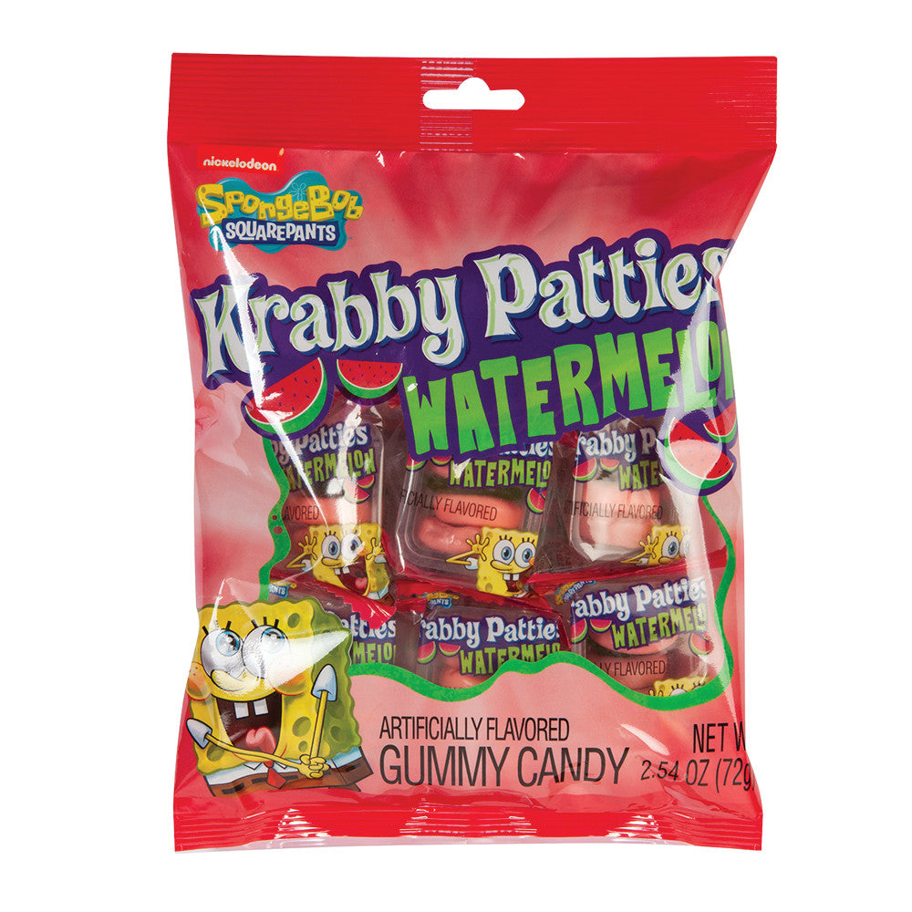 Krabby Patties Watermelon Peg Bag