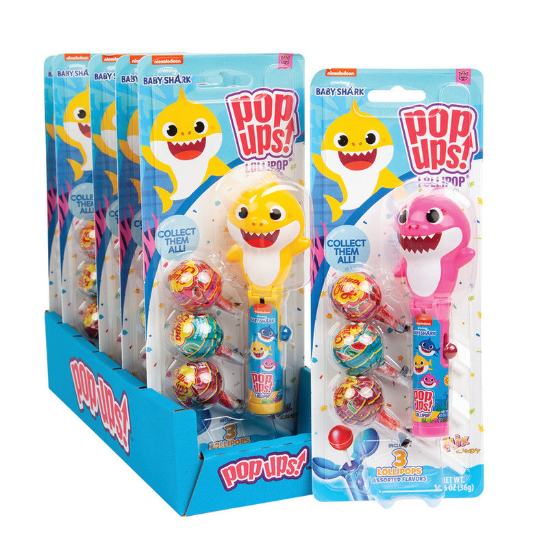 Wholesale Pop Ups Baby Shark 1.26 Oz Blister Pack- Bulk
