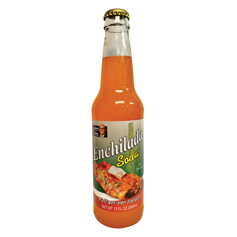 Wholesale Lester's Fixins Enchilada Soda 12 Oz Bottle- Bulk