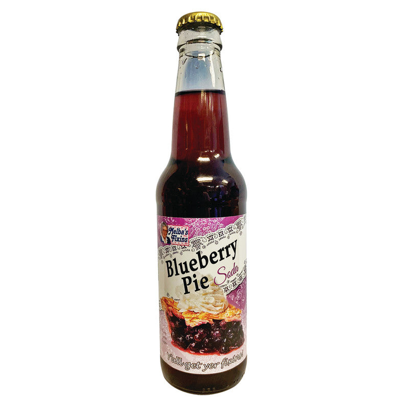 Wholesale Melba's Fixins Blueberry Pie Soda 12 Oz Bottle- Bulk