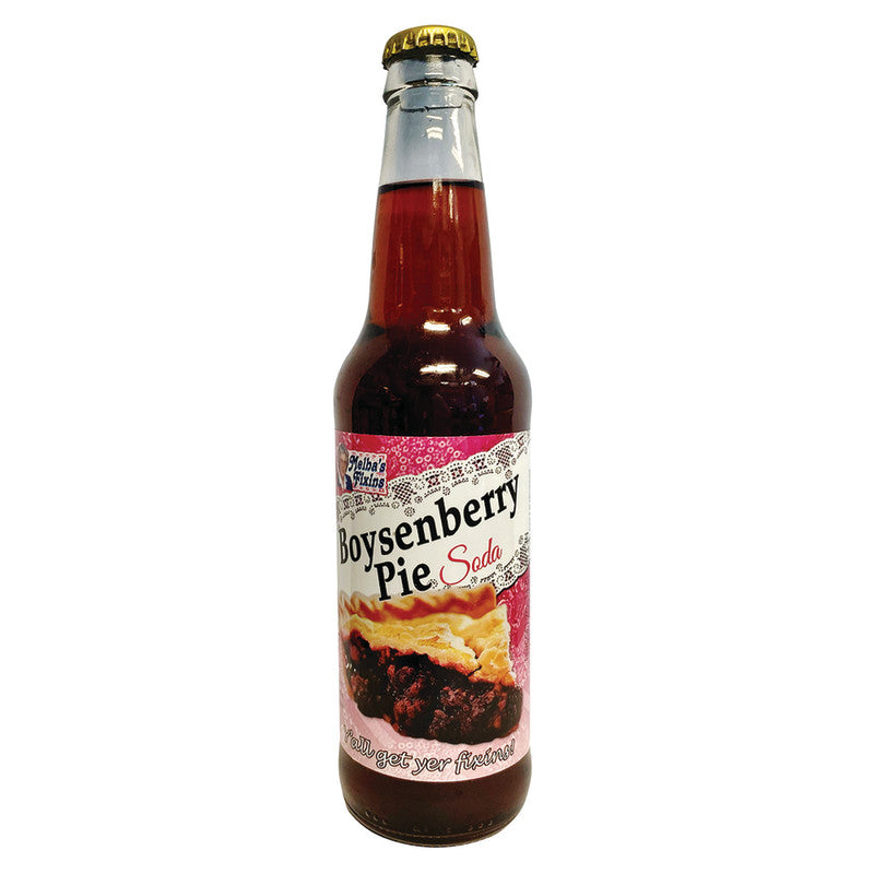 Wholesale Melba's Fixins Boysenberry Soda 12 Oz Bottle- Bulk