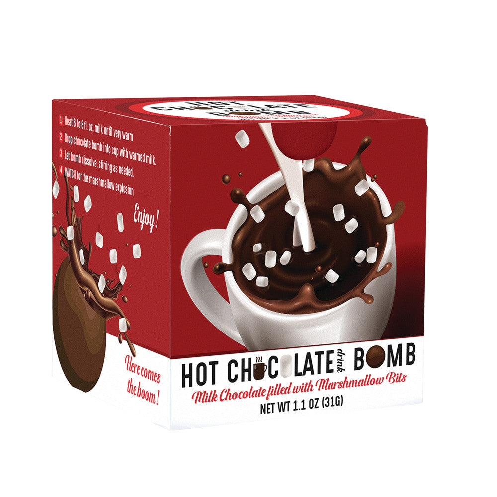 Wholesale Müttenberg Candy Hot Chocolate Drink Bombs 1.1 Oz Box-24ct Case Bulk