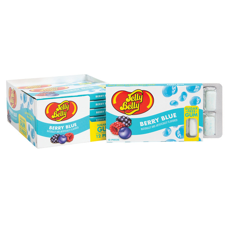 Wholesale Jelly Belly Sugar Free Berry Blue Gum 0.6 Oz- Bulk