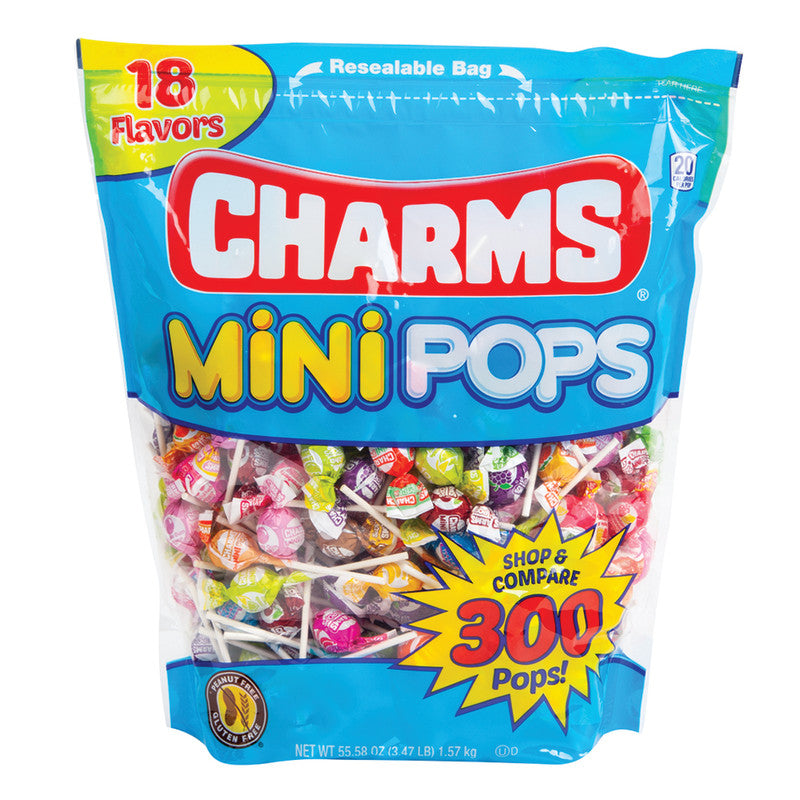 Wholesale Charms Mini Pops 300 Pc-6ct case Bulk