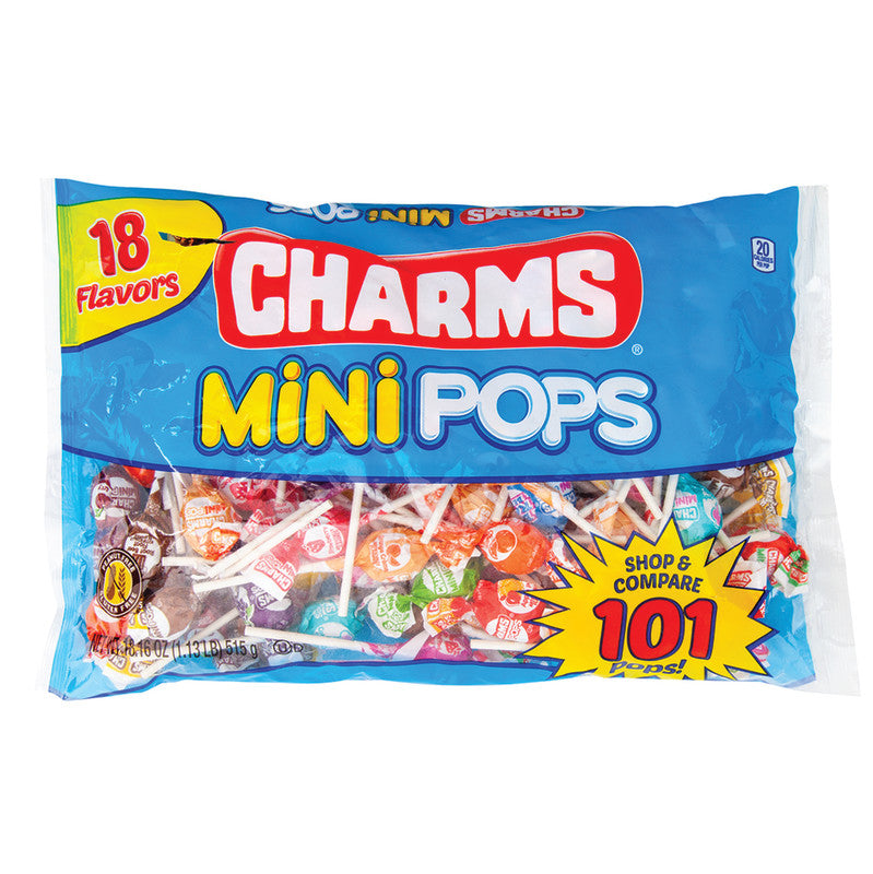 Wholesale Mini Charms Pops 101 Ct-24ct case Bulk