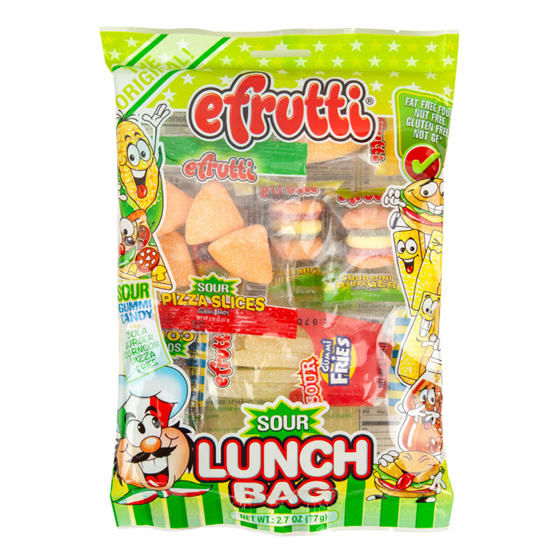Wholesale Efrutti Sour 2.7 Oz Lunch Bag Bulk