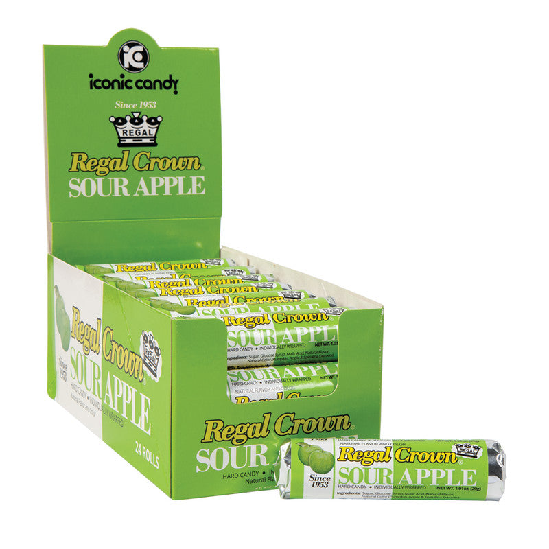 Wholesale Regal Crown Sour Apple Roll 1.01 Oz Bulk