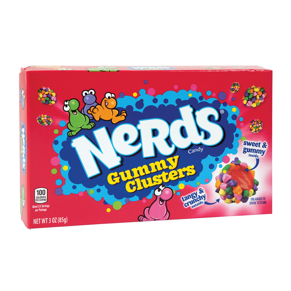Wholesale Nerds Gummy Clusters 3 Oz Theater Box- Bulk