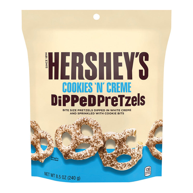 Wholesale Hershey's Cookies N Creme Pretzel 8.5 Oz Pouch Bulk
